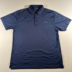 Travis‎ Mathew Golf Polo XL Shirt Zig Zag Stitch Performance Athletic Casual XL